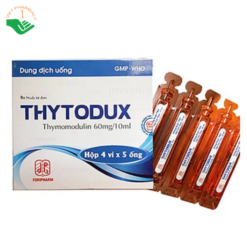 Dung dịch Thytodux hỗ trợ dự phòng tái phát nhiễm khuẩn hô hấp (4 vỉ x 5 ống)