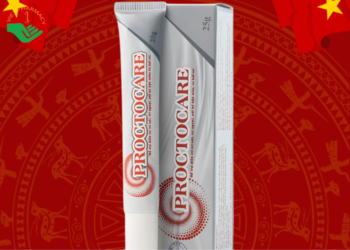 Gel bôi Proctocare Bimex hỗ trợ điều trị trĩ nội, trĩ ngoại, nứt kẽ hậu môn, co búi trĩ (25g)