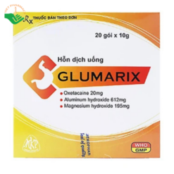 Hỗn dịch uống Glumarix 10g Mekophar điều trị triệu chứng tăng tiết acid dịch vị, khó chịu dạ dày (20 gói)