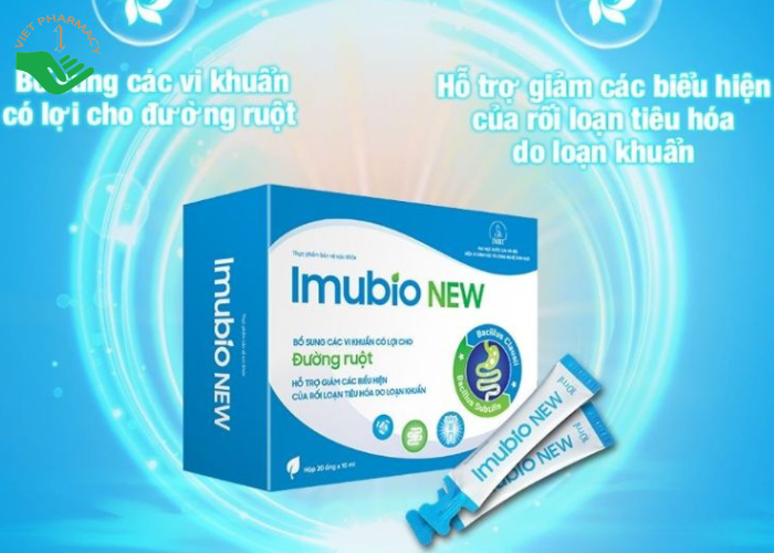 Imubio New bổ sung vi khuẩn có lợi cho đường ruột (20 gói)