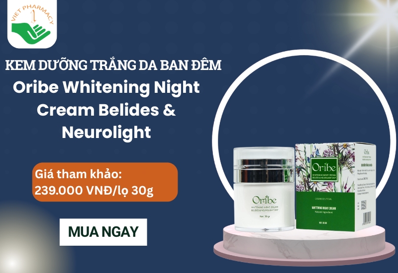review kem dưỡng trắng da ban đêm​