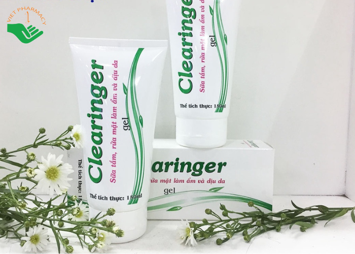 Sữa tắm, rửa mặt Clearinger Gamma làm ẩm và dịu da (150ml)