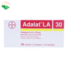 Thuốc Adalat LA 30 Bayer điều trị tăng huyết áp, dự phòng cơn đau thắt ngực ổn định mạn tính (3 vỉ x 10 viên)