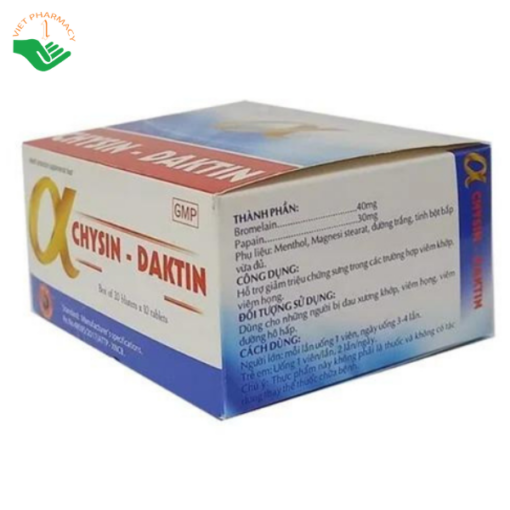 Thuốc Chysin-Daktin giảm sưng tấy, phù nề (300 viên)