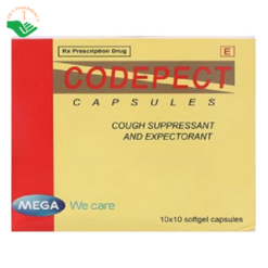 Thuốc Codepect MEGA We care điều trị triệu chứng ho khan hoặc kích ứng (10 vỉ x 10 viên)