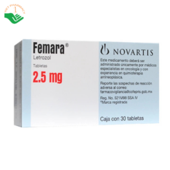 Thuốc Femara 2.5mg Novartis hỗ trợ điều trị ung thư vú (3 vỉ x 10 viên)