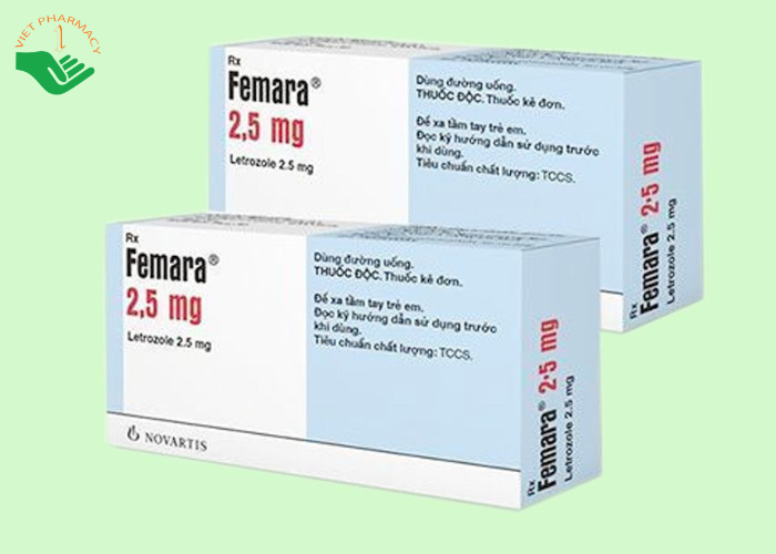 Thuốc Femara 2.5mg Novartis hỗ trợ điều trị ung thư vú (3 vỉ x 10 viên)