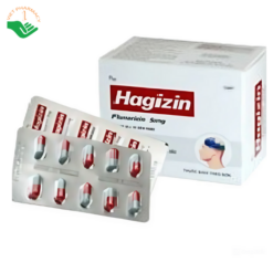 Thuốc Hagizin DHG điều trị dự phòng đau nửa đầu, chóng mặt, hoa mắt (10 vỉ x 10 viên)