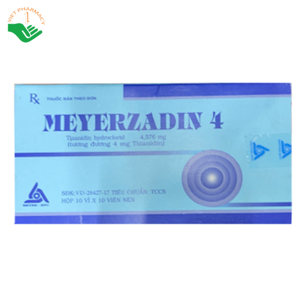 Thuốc Meyerzadin 4mg Meyer-BPC điều trị đau nhức xương khớp (10 vỉ x 10 viên)