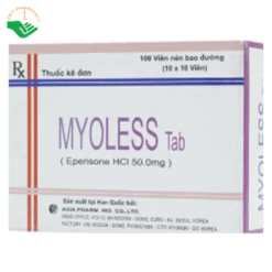 Thuốc Myoless 50mg cải thiện triệu chứng tăng trương lực cơ (100 viên)