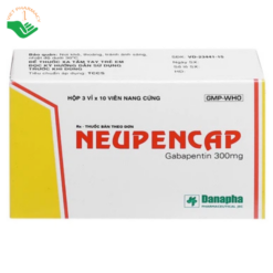 Thuốc Neupencap 300mg Danapha điều trị đau do viêm dây thần kinh ngoại biên (3 vỉ x 10 viên)