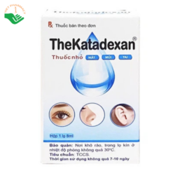 Thuốc nhỏ mắt mũi tai TheKatadexan dùng cho viêm kết mạc, giác mạc, viêm mũi, viêm tai ngoài (8ml)