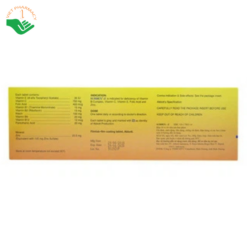 Thuốc Surbex-Z Abbott điều trị chứng thiếu các vitamin nhóm B, vitamin C và kẽm (10 vỉ x 10 viên)