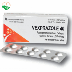 Thuốc Vexprazole 40mg điều trị trào ngược dạ dày (30 viên)
