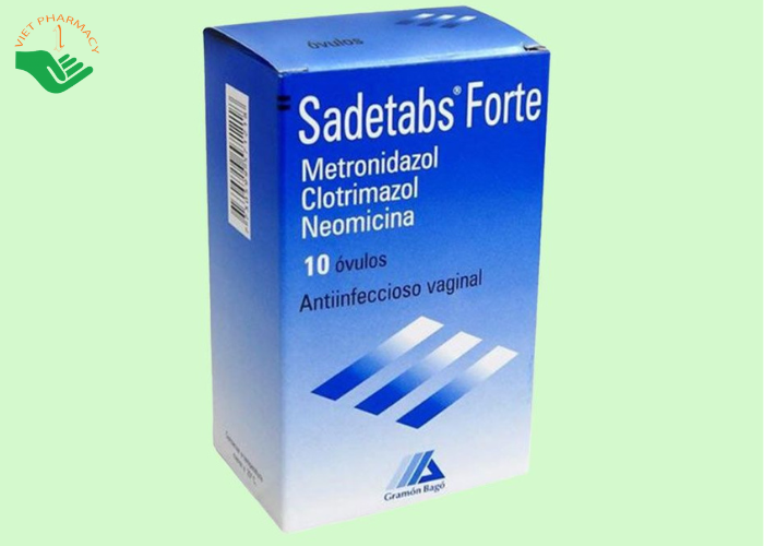 Viên đặt âm đạo Sadetabs Gramon Bago điều trị nhiễm trùng, viêm âm đạo (12 viên)