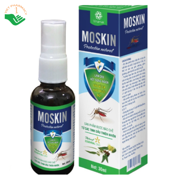 Xịt muỗi, côn trùng Moskin (chai 100ml)