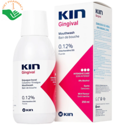 Dung dịch súc miệng Kin Gingival hỗ trợ chăm sóc nướu, ngăn ngừa các mảng bám trên răng
