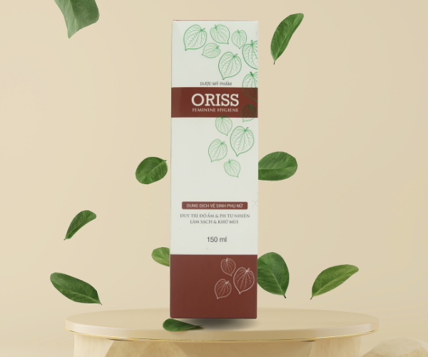 Dung dịch vệ sinh phụ nữ Oriss Feminine Hygiene kháng khuẩn, sạch sâu ( Chai 150ml)