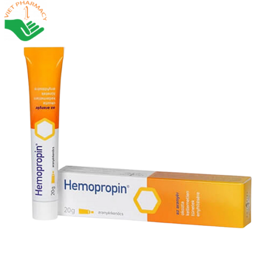 Kem bôi Hemopropin ApiPharma dạng mỡ chứa keo ong giảm kích ứng niêm mạc trực tràng