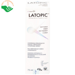 Kem bôi Latopic Probiotic Emollient Active Face and Body Cream dưỡng ẩm, dịu ngứa cho da dị ứng_kích ứng
