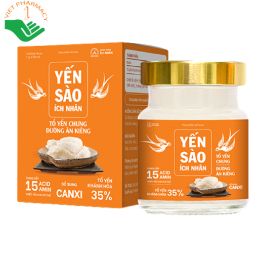 Thực phẩm bổ sung Yến sào Ích Nhân Tổ Yến chưng đường ăn kiêng