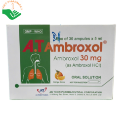 Thuốc A.T Ambroxol 30mg điều trị long đờm