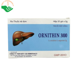 Thuốc Ornithin 3000 trị sơ gan, tăng cường giải độc gan hiệu quả