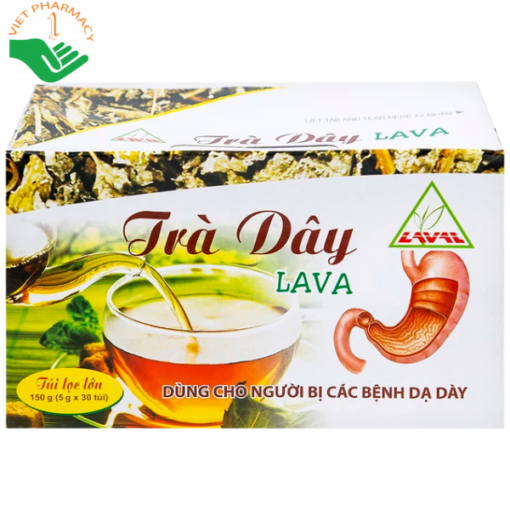 Trà Dây Lava hỗ trợ giảm triệu chứng của viêm loét dạ dày, hành tá tràng