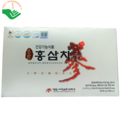 Trà hồng sâm – Korean Red Ginseng Tea hỗ trợ bồi bổ sức khỏe, tăng cường sức khỏe