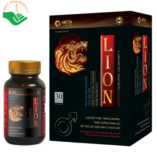 Viên uống Akita Lion bổ thận, tăng cường sinh lỹ nam