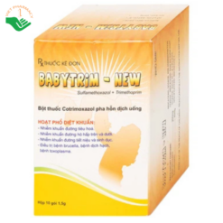 Bột uống Babytrim - New Pharbaco điều trị nhiễm khuẩn (10 gói x 1.5g)