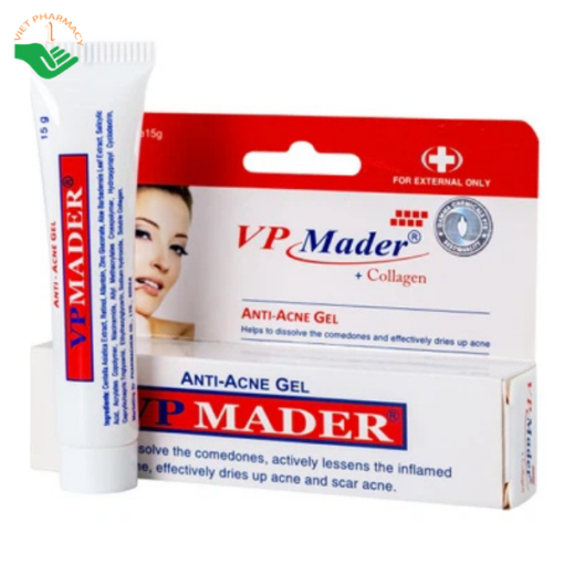 Gel VP Mader Gamma hỗ trợ ngăn ngừa mụn (15g)