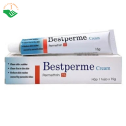 Kem bôi ghẻ Bestperme Cream 15g giúp điều trị và ngăn ngừa ghẻ (15g)