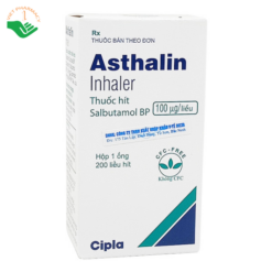 Thuốc Asthalin Inhale điều trị bệnh hen phế quản và các bệnh lý liên quan đến phổi ( Hộp 1 ống 200 liều