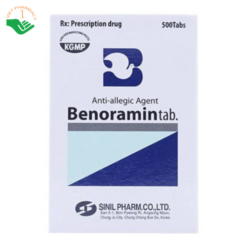 Thuốc Benoramin chống viêm, chống thấp khớp và chống dị ứng (500 viên)
