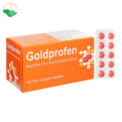 Thuốc Goldprofen 400mg giảm đau, kháng viêm xương khớp (6 vỉ x 10 viên)
