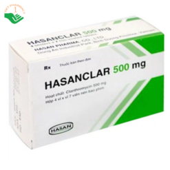 Thuốc Hasanclar 500mg Hasan điều trị nhiễm khuẩn (4 vỉ x 7 viên)