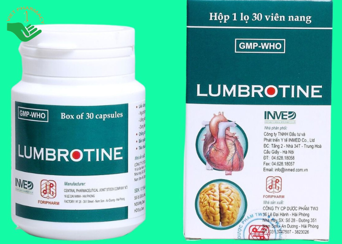 Thuốc Lumbrotine TW3 điều trị các chứng tê mỏi chân tay, di chứng tai biến mạch máu não (30 viên)