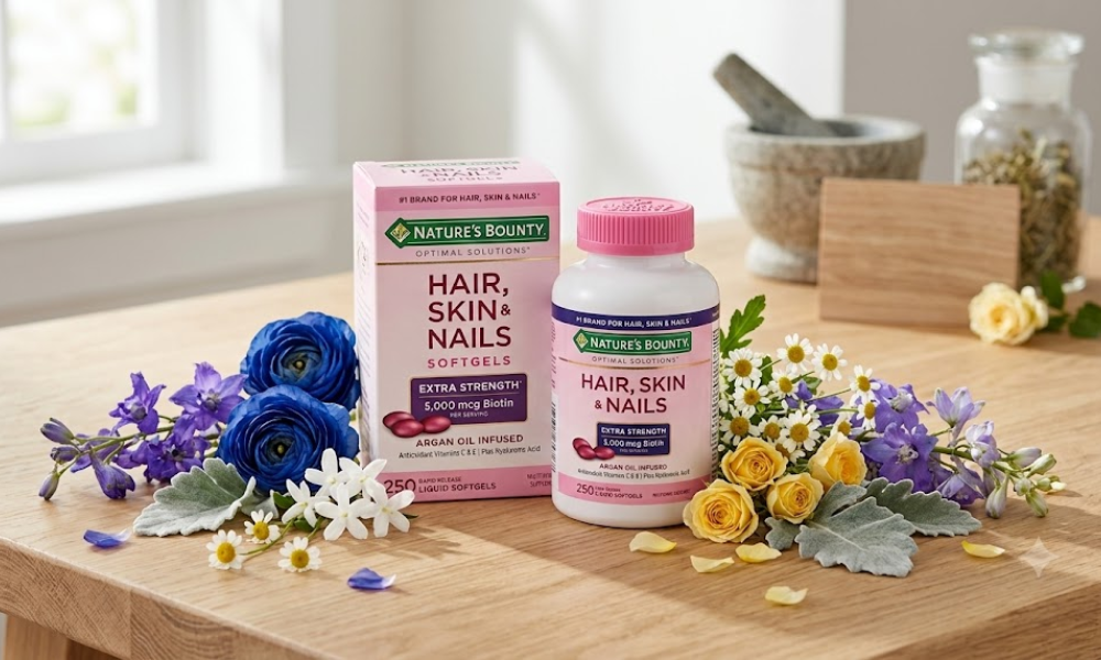 Viên uống hỗ trợ tóc, da và móng Nature’s Bounty Hair, Skin & Nails
