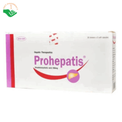 Thuốc Prohepatis 200mg Phil điều trị sỏi mật, xơ gan mật nguyên phát (20 vỉ x 5 viên)
