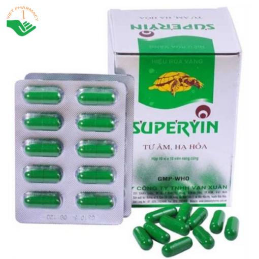 Thuốc Superyin Vạn Xuân điều trị chứng âm hư hỏa vượng (10 vỉ x 10 viên)