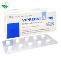 Thuốc Vipredni 4mg Hasan (10 vỉ x 10 viên)