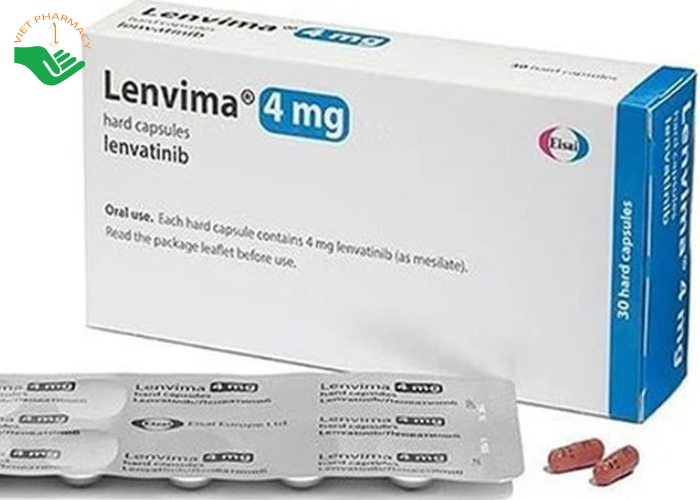 Viên nang cứng Lenvima 4mg Eisai điều trị ung thư (2 vỉ x 10 viên)