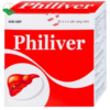 Viên nang mềm Philiver Phil Inter Pharma điều trị bệnh gan mạn tính, gan nhiễm mỡ (12 vỉ x 5 viên)