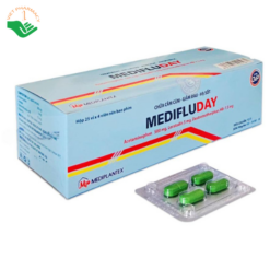 Viên nén Medifluday trị các triệu chứng ho cảm thông thường (25 vỉ x 4 viên)