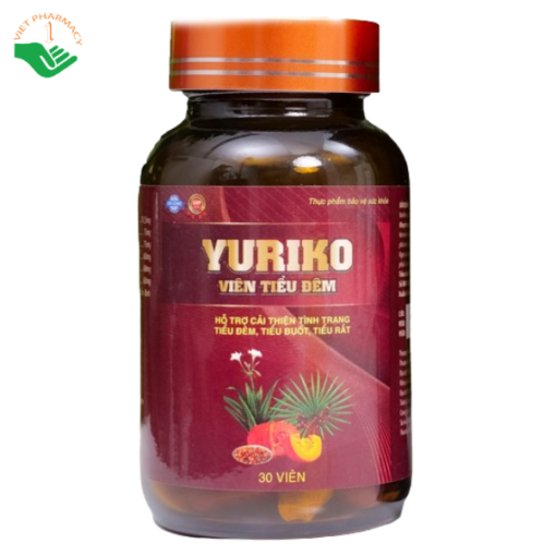 Viên tiểu đêm Yuriko hỗ trợ tình trạng tiểu đêm, tiểu buốt, tiểu rắt do thận kém (30 viên)