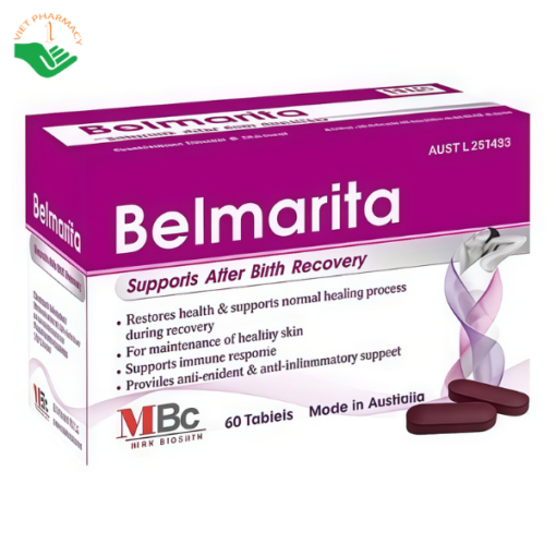Viên uống Belmarita phục hồi sức khỏe cho phụ nữ sau sinh (60 viên)