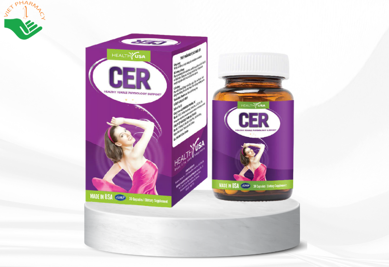 Viên uống CER Healthy USA hỗ trợ cải thiện triệu chứng tiền mãn kinh và mãn kinh 