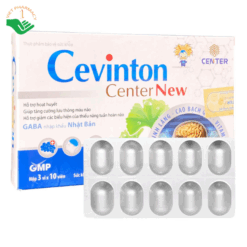 Viên uống Cevinton Center New hỗ trợ giảm thiểu năng tuần hoàn não, hỗ trợ hoạt huyết (3 vỉ x 10 viên)