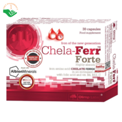 Viên uống Chela - Ferr Forte giúp bổ sung và dễ hấp thụ sắt (30 viên)